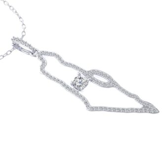 תליון מפת ארץ ישראל מאז פרוץ מלחמת חרבות ברזל הסמל של היהדות נענד היום אצל רוב הקהל הישראלי והעולם כאות הזדהות עם עם ישראל ביחד ננצח