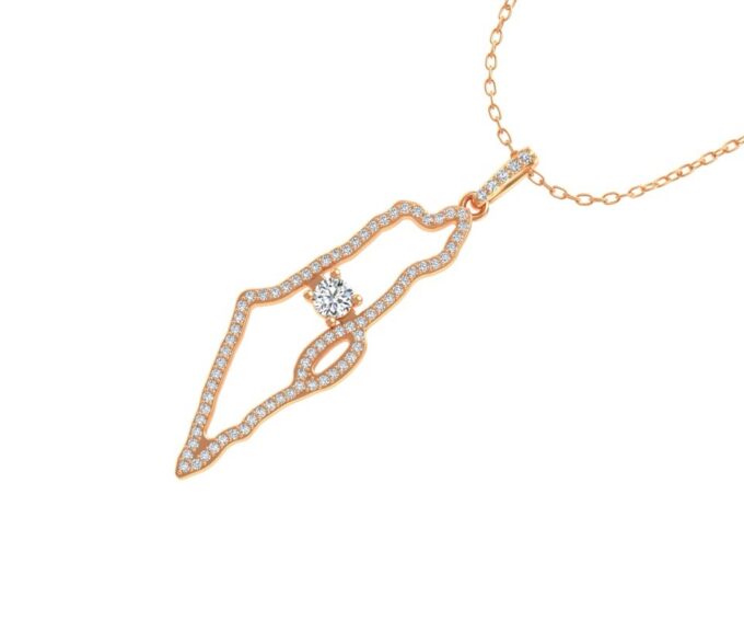 תליון מפת ארץ ישראל מאז פרוץ מלחמת חרבות ברזל הסמל של היהדות נענד היום אצל רוב הקהל הישראלי והעולם כאות הזדהות עם עם ישראל ביחד ננצח